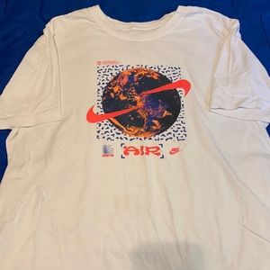 White men’s t-shirt size XL. Nike air